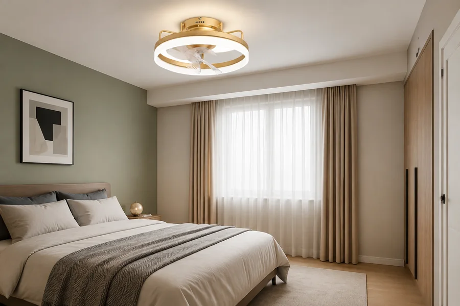 Small bedroom bed size and placement planning