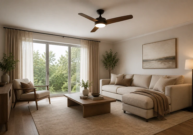Smart ceiling fan collection for connected home applications