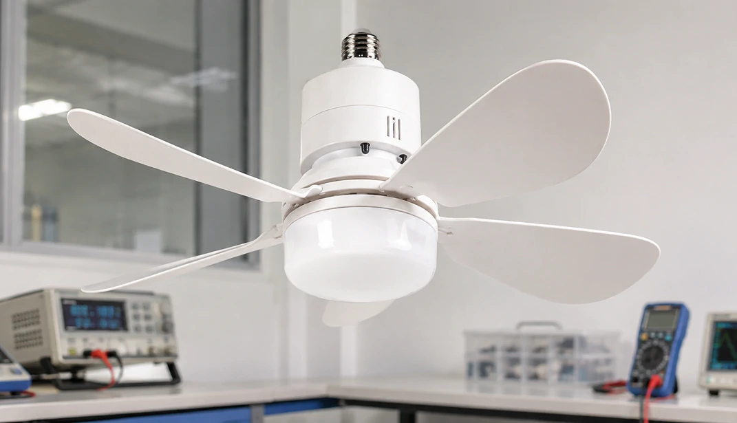 Electrical requirements for socket ceiling fan lights