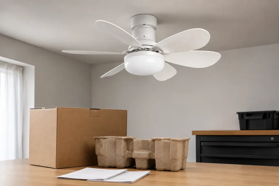 Socket fan light packaging and certification document checklist