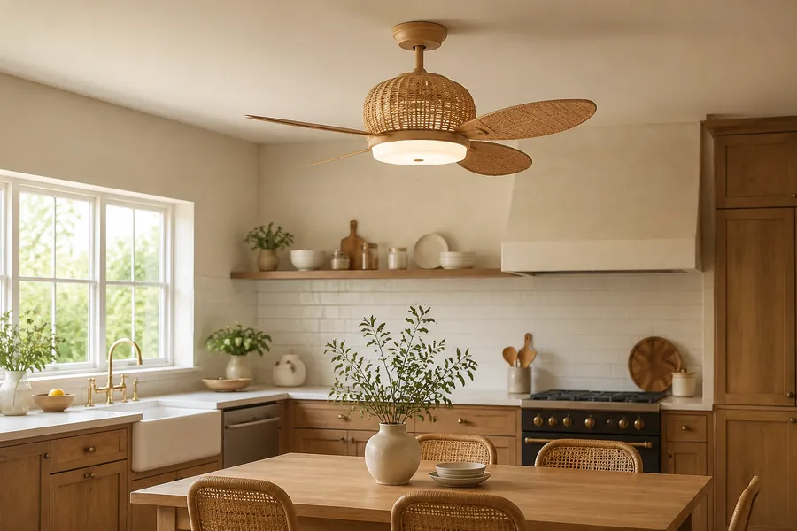 Should a Kitchen Ceiling Fan Include a Light?